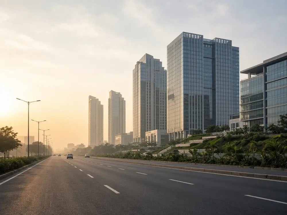 HITEC City towers in Hyderabad